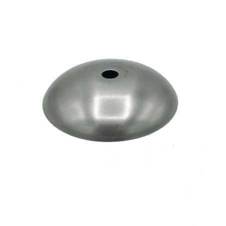 Tampa côncava de ferro bruto para globo de 79mm de diâmetro x 4mm.