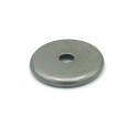 Tampa de ferro bruto arredondada para globo, 21mm de diâmetro x 4mm.