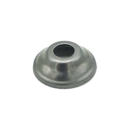 Tampa de ferro bruto para globo cônico de 25mm de diâmetro x 2mm.