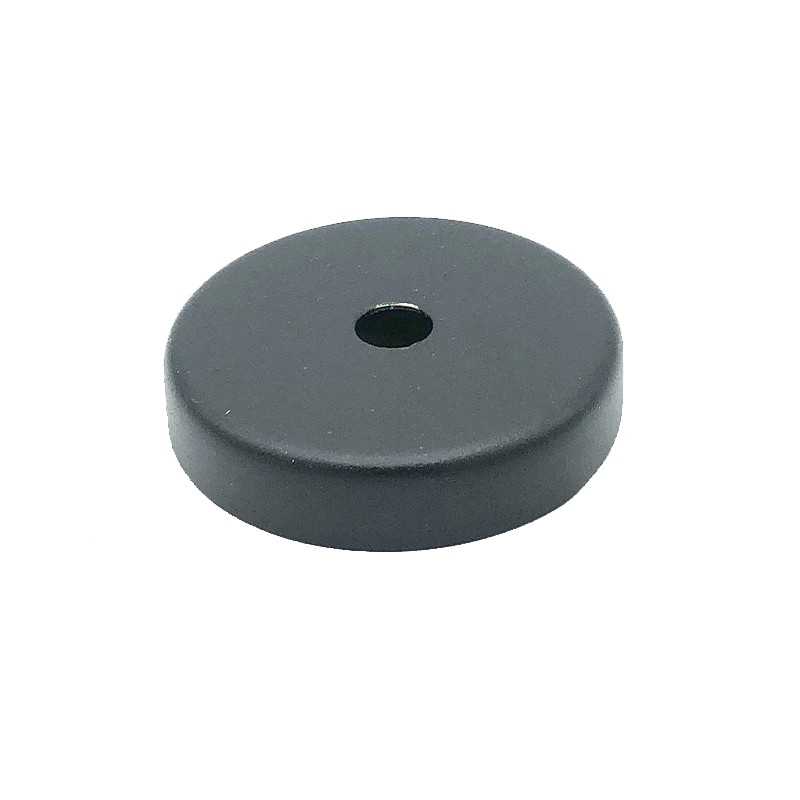 Tampão para balão preto de 40mm de diâmetro x 2mm.