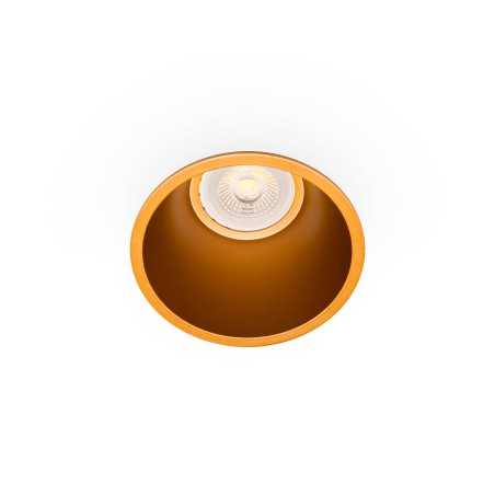 Candeeiro de teto em alumínio dourado fosco GU10 CERNANS