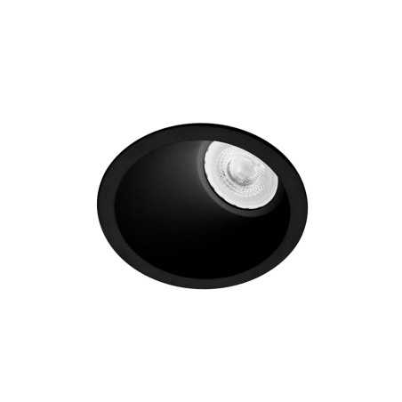 Candeeiro de teto em alumínio preto mate GU10 da marca CAZAUX