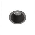 Candeeiro de teto em alumínio com LED integrado em preto mate LATILLE