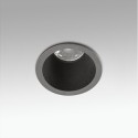 Candeeiro de teto em alumínio com LED integrado em preto mate LATILLE