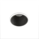 Candeeiro de teto em alumínio com LED integrado preto mate GOUDOU