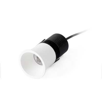 Luminária de teto em alumínio com LED integrado branco fosco MAIZERY
