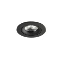 Candeeiro de teto em alumínio com LED integrado preto LALINDE