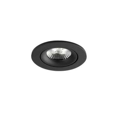 Candeeiro de teto em alumínio com LED integrado preto LALINDE