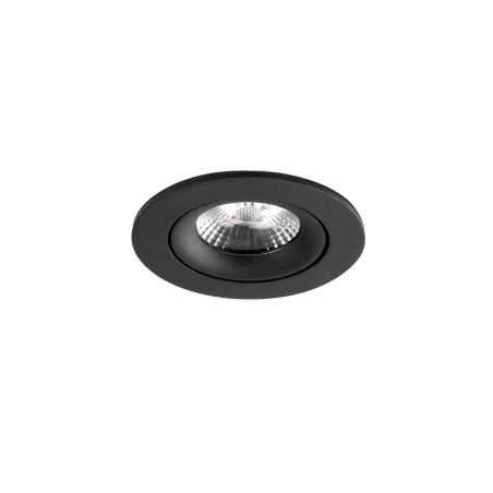 Candeeiro de teto em alumínio com LED integrado preto LALINDE
