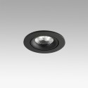 Candeeiro de teto em alumínio com LED integrado preto LALINDE