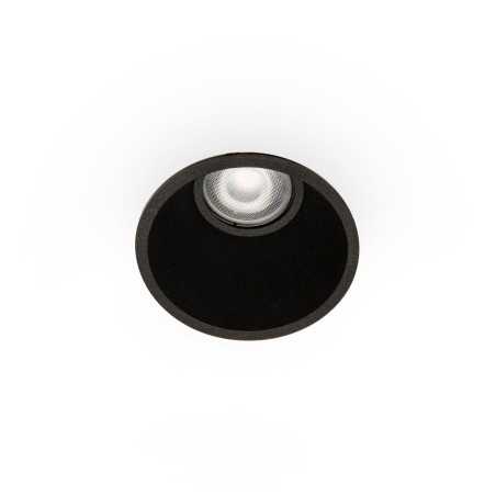 Luminária de teto em alumínio preto fosco GU10 OULCHES