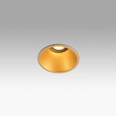 Candeeiro de teto em alumínio dourado mate GU10 MARANS