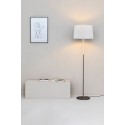 Lâmpada de chão em aço E27 branco mate SARLIS