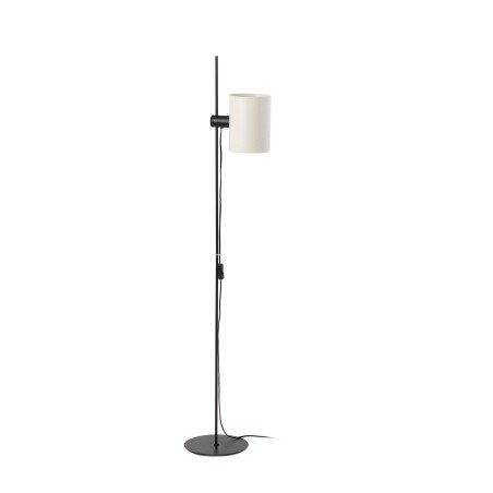 Luminária de chão em aço E27 preto fosco CAYRAC
