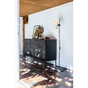 Luminária de chão em aço E27 preto fosco CAYRAC