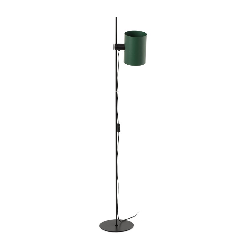Candeeiro de chão em aço E27 preto mate ANTIBES