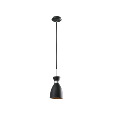 Luminária de teto em aço E14 preto fosco NEBBIO