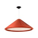 Luminária de teto em aço vermelho E27 CRAVENT
