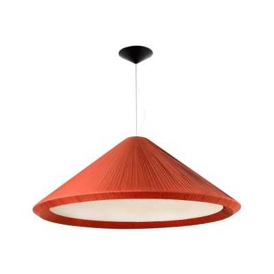 Luminária de teto em aço vermelho E27 CRAVENT