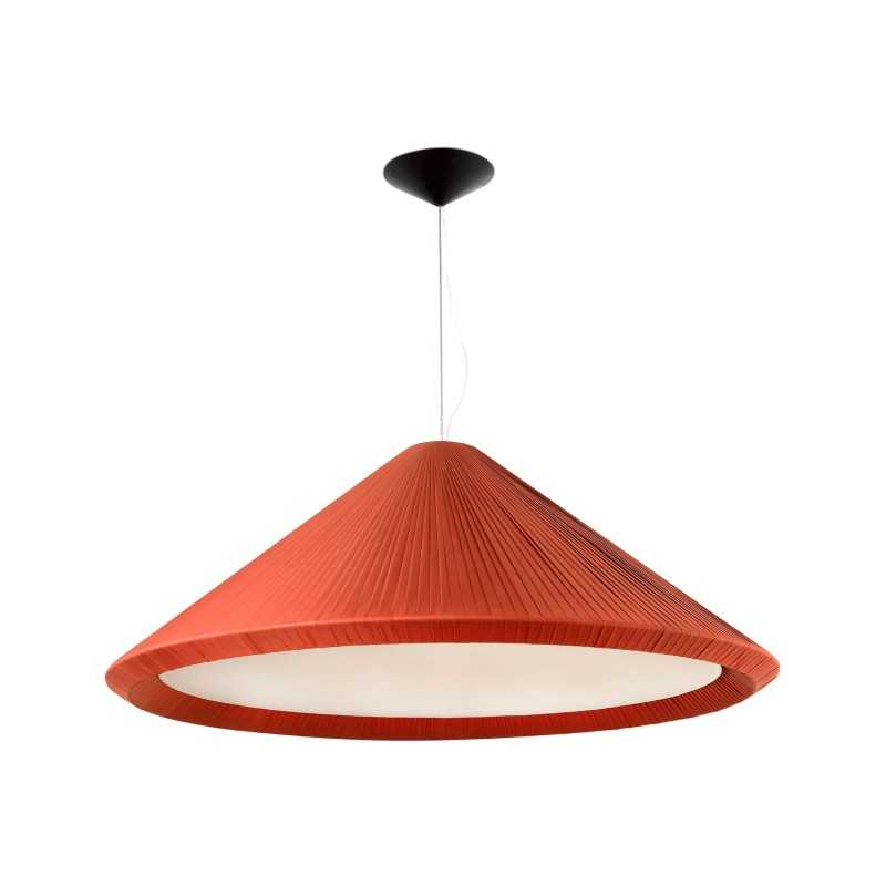 Luminária de teto em aço vermelho E27 CRAVENT