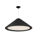 Luminária de teto em aço E27 preto fosco LEWARDE