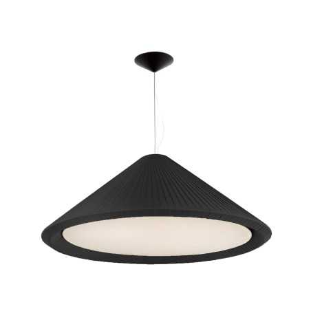 Luminária de teto em aço E27 preto fosco LEWARDE