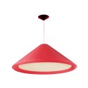 Candeeiro de teto em aço E27 vermelho NOYERS