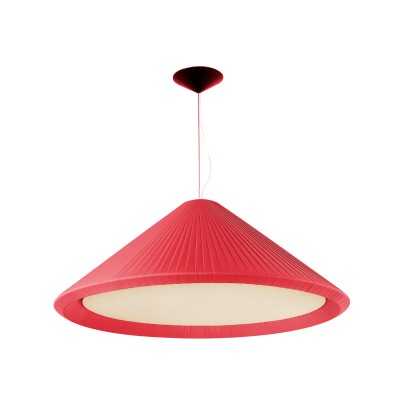 Candeeiro de teto em aço E27 vermelho NOYERS