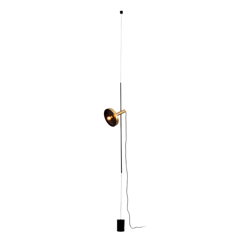 Luminária de teto em aço E27 preto fosco ARBORI