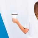Luminária de mesa em policarbonato com LED integrado branco FOSSEUX