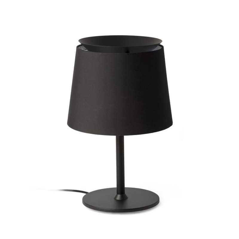 Luminária de mesa em aço E27 preto fosco CHARDAS