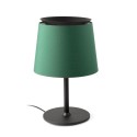 Lâmpada de mesa em aço E27 preto fosco CHANAS