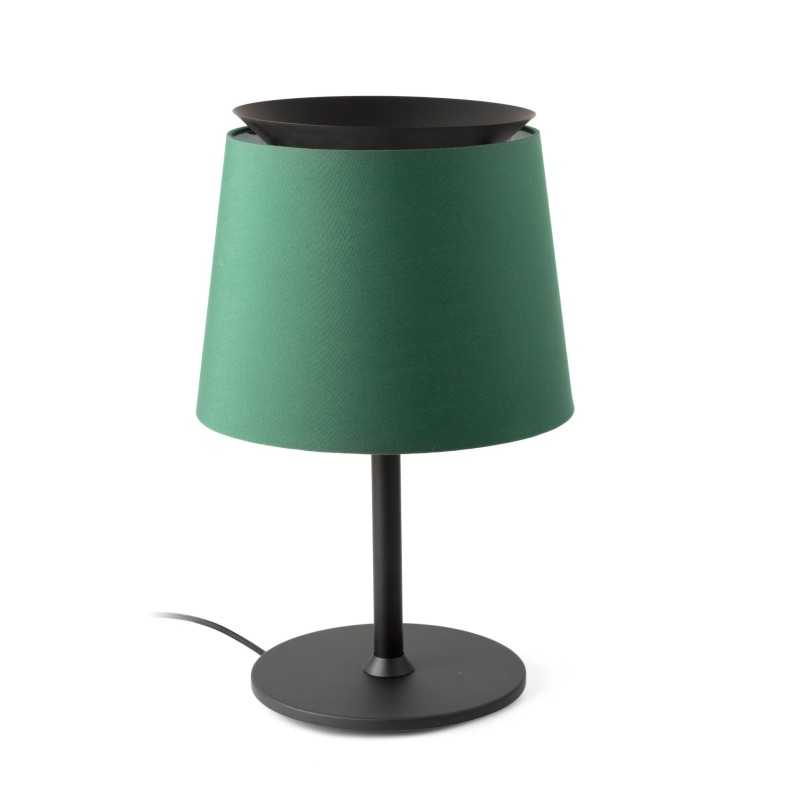 Lâmpada de mesa em aço E27 preto fosco CHANAS