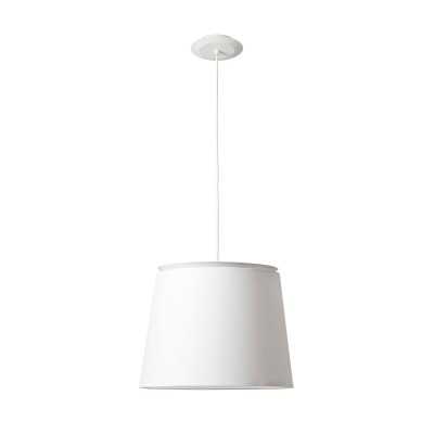 Lâmpada de teto em aço branco E27 PORNIC