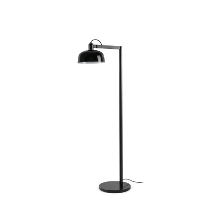 Luminária de chão em aço E27 preto PLAGNES