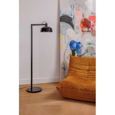 Luminária de chão em aço E27 preto PLAGNES