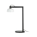 Lâmpada de mesa em aço E27 preto ASNOIS