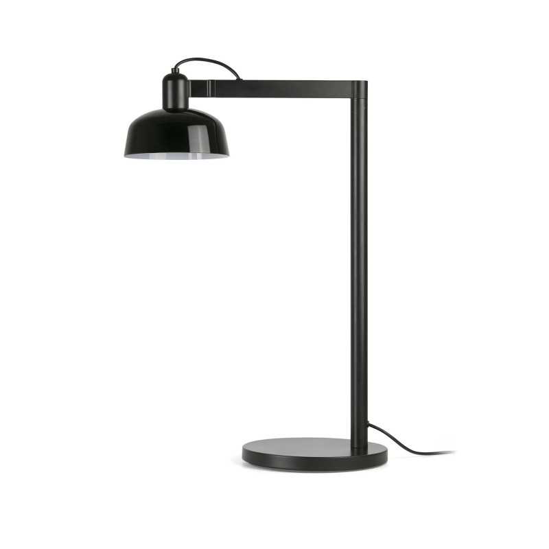 Lâmpada de mesa em aço E27 preto GREZES