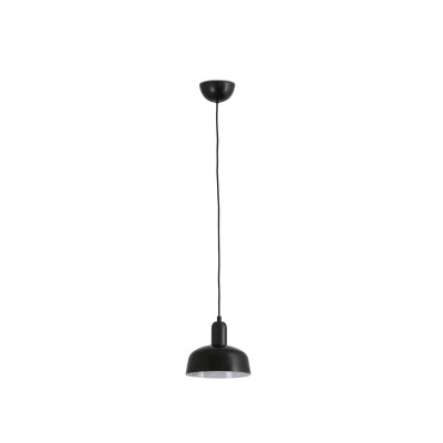Lâmpada teto aço E27 preto VAYCHIS