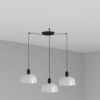 Luminária de teto em aço E27 preto EPINIAC