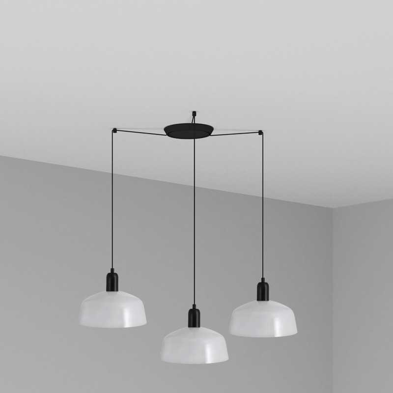Luminária de teto em aço E27 preto EPINIAC