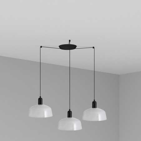 Luminária de teto em aço E27 preto EPINIAC