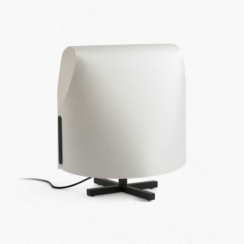 Lâmpada de mesa em aço E27 preto KERMEUR