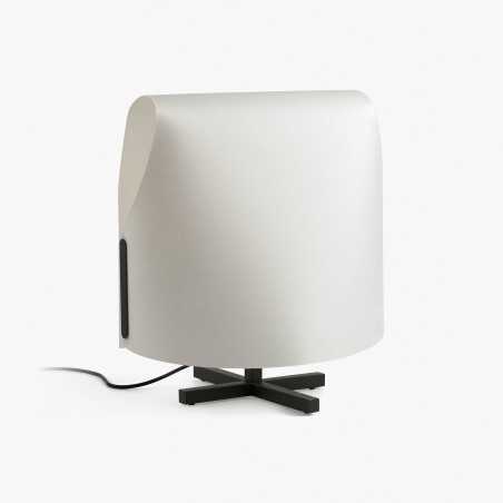 Lâmpada de mesa em aço E27 preto KERMEUR
