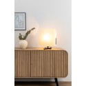 Lâmpada de mesa em aço E27 preto KERMEUR