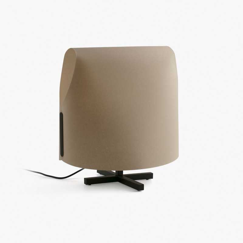 Lâmpada de mesa em aço E27 preto VIANGES