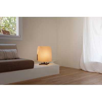 Lâmpada de mesa em aço E27 preto VIANGES