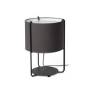 Candeeiro de mesa em aço E27 preto mate BOÔLOT