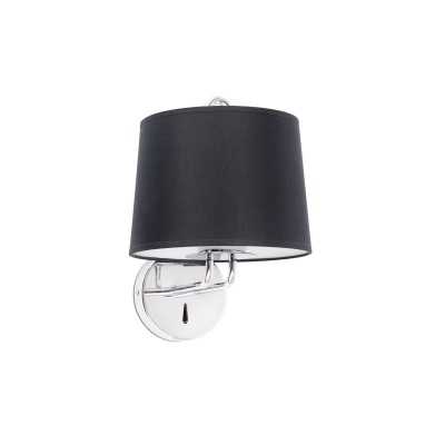 Luminária de parede em aço cromado brilhante E27 da marca RAPILLY