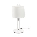 Lâmpada de mesa em aço E27 branco fosco BAGNARD
